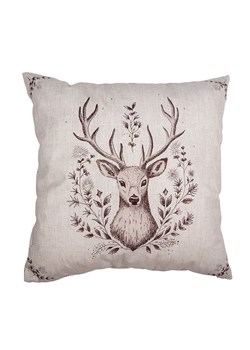 Clayre &amp; Eef Poszewka w kolorze brązowym na poduszkę - 45 x 45 cm ze sklepu Limango Polska w kategorii Poduszki dekoracyjne - zdjęcie 187637633