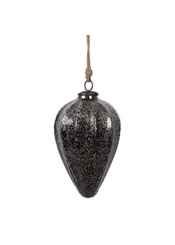 Clayre &amp; Eef Bombka w kolorze złoto-czarnym - wys. 14 cm ze sklepu Limango Polska w kategorii Dekoracje bożonarodzeniowe - zdjęcie 187637653