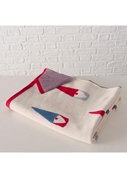 Boltze Koc &quot;Remsy&quot; w kolorze niebiesko-biało-czerwonym - 170 x 130 cm ze sklepu Limango Polska w kategorii Tekstylia - zdjęcie 187638103