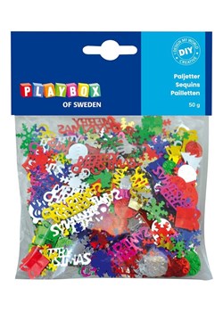 Playbox Cekiny (50 g) &quot;Christmas&quot; - 3+ ze sklepu Limango Polska w kategorii Zabawki - zdjęcie 187638124