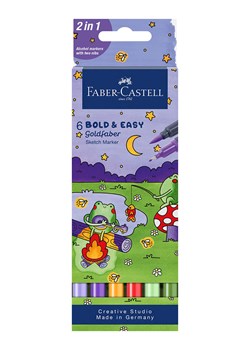 Faber-Castell Flamastry (6 szt.) &quot;Gofa&quot; ze sklepu Limango Polska w kategorii Akcesoria biurowe - zdjęcie 187638821