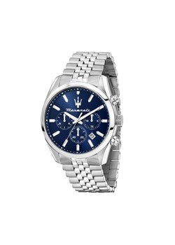 Zegarek Maserati Attrazione R8853151025 Srebrny ze sklepu eobuwie.pl w kategorii Zegarki - zdjęcie 187638843