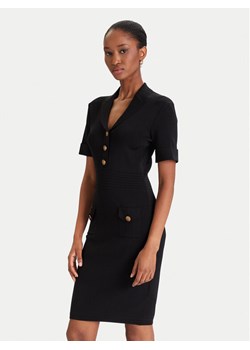 Guess Sukienka dzianinowa W5YK29 Z0130 Czarny Slim Fit ze sklepu MODIVO w kategorii Sukienki - zdjęcie 187638964