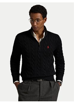 Polo Ralph Lauren Sweter 710810841006 Czarny Regular Fit ze sklepu MODIVO w kategorii Swetry męskie - zdjęcie 187638972