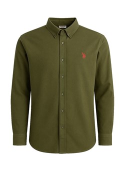 U.S. Polo Assn. Koszula - Regular fit - w kolorze oliwkowym ze sklepu Limango Polska w kategorii Koszule męskie - zdjęcie 187639570