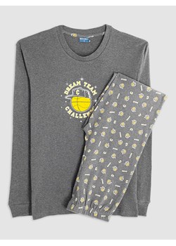 COTONELLA Piżama w kolorze szarym ze sklepu Limango Polska w kategorii Piżamy męskie - zdjęcie 187639603