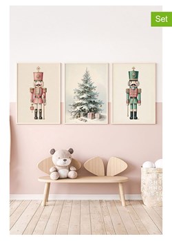 ABERTO DESIGN Druki artystyczne (3 szt.) w ramce ze sklepu Limango Polska w kategorii Obrazy - zdjęcie 187639654