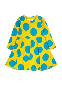 Frugi Sukienka &quot;Cosy Skater&quot; w kolorze żółto-błękitnym ze sklepu Limango Polska w kategorii Sukienki dziewczęce - zdjęcie 187639842