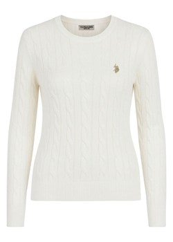 U.S. Polo Assn. Sweter w kolorze białym ze sklepu Limango Polska w kategorii Swetry damskie - zdjęcie 187639863