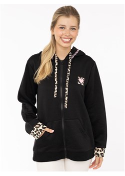 Zwillingsherz Bluza &quot;Wild Heart&quot; w kolorze czarnym ze sklepu Limango Polska w kategorii Bluzy damskie - zdjęcie 187639891