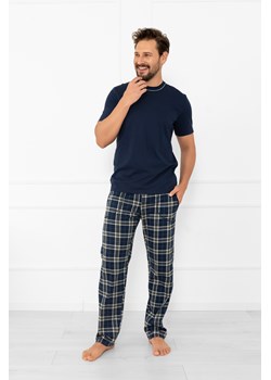 Piżama męska krótki rękaw, długie spodnie Andreas ze sklepu italianfashion w kategorii Piżamy męskie - zdjęcie 187640543