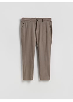 Reserved - Spodnie chino slim fit - brązowy ze sklepu Reserved w kategorii Spodnie męskie - zdjęcie 187640892
