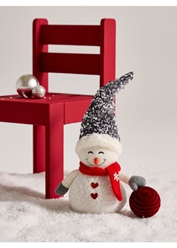 Sinsay - Dekoracja świąteczna w kształcie bałwana - biały ze sklepu Sinsay w kategorii Dekoracje bożonarodzeniowe - zdjęcie 187641272