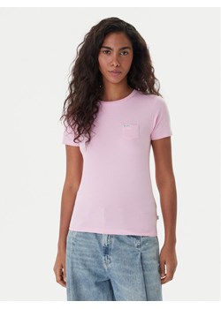 Guess Jeans T-Shirt W5RI52 J1314 Różowy Regular Fit ze sklepu MODIVO w kategorii Bluzki damskie - zdjęcie 187641722