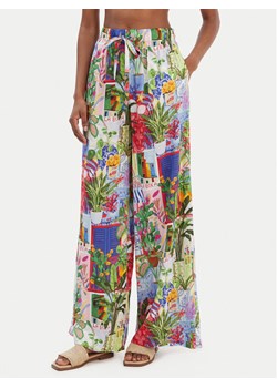 Seafolly Spodnie materiałowe La Boca 55599-PA Kolorowy Wide Leg ze sklepu MODIVO w kategorii Spodnie damskie - zdjęcie 187641723