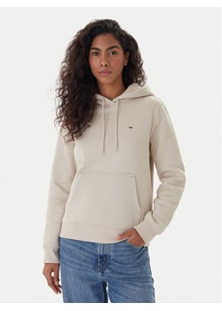 Tommy Jeans Bluza Flag DW0DW19958 Beżowy Regular Fit ze sklepu MODIVO w kategorii Bluzy damskie - zdjęcie 187641774