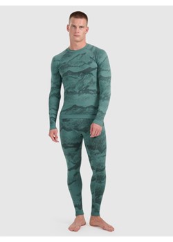 Męska bielizna termoaktywna (dół) 4F 4FWAW25USEAM228 - zielona ze sklepu Sportstylestory.com w kategorii Bielizna termoaktywna męska - zdjęcie 187642171