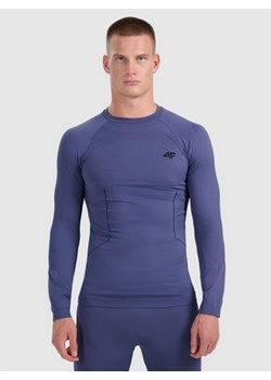 Męska bielizna termoaktywna (góra) 4F 4FWAW25USEAM233 - granatowa ze sklepu Sportstylestory.com w kategorii Bielizna termoaktywna męska - zdjęcie 187642203