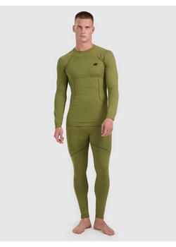 Męska bielizna termoaktywna (dół) 4F 4FWAW25USEAM234 - khaki ze sklepu Sportstylestory.com w kategorii Bielizna termoaktywna męska - zdjęcie 187642250