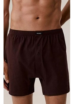 2-pack bokserki męskie luźne 2MBX-054-WIN/KHA, Kolor burgund-khaki, Rozmiar L, ATLANTIC ze sklepu Primodo w kategorii Majtki męskie - zdjęcie 187642361
