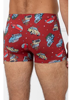 Świąteczne bokserki męskie Retro, Kolor czerwony-wzór, Rozmiar S, Italian Fashion ze sklepu Primodo w kategorii Majtki męskie - zdjęcie 187642461