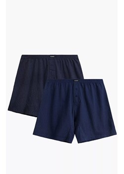 2-pack luźne bokserki męskie 2MBX-079-COB/NIEC, Kolor granatowy-wzór, Rozmiar M, ATLANTIC ze sklepu Intymna w kategorii Majtki męskie - zdjęcie 187642921