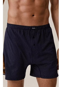 2-pack luźne bokserki męskie 2MBX-079-COB/NIEC, Kolor granatowy-wzór, Rozmiar M, ATLANTIC ze sklepu Intymna w kategorii Majtki męskie - zdjęcie 187642922