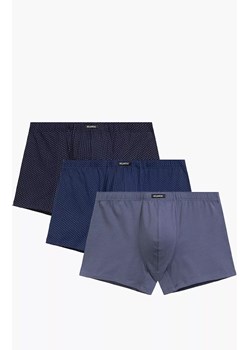 3-pack bokserki męskie 3MH-218-COB/DEN/NIEC, Kolor granatowo-niebieski, Rozmiar 2XL, ATLANTIC ze sklepu Intymna w kategorii Majtki męskie - zdjęcie 187642924
