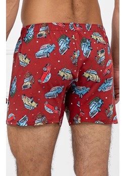 Świąteczne bokserki męskie Retro Bis, Kolor czerwony-wzór, Rozmiar S, Italian Fashion ze sklepu Intymna w kategorii Majtki męskie - zdjęcie 187642970