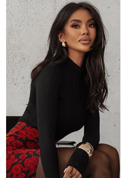 Ivon bambusowy czarny półgolf damski ALMEA B64, Kolor czarny, Rozmiar L, Ivon ze sklepu Intymna w kategorii Bluzki damskie - zdjęcie 187642981