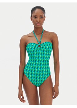 Seafolly Strój kąpielowy Sorrento 11124-277 Zielony ze sklepu MODIVO w kategorii Stroje kąpielowe - zdjęcie 187643283