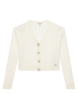 Guess Kardigan J6RR11 Z4530 Biały Regular Fit ze sklepu MODIVO w kategorii Swetry dziewczęce - zdjęcie 187643310