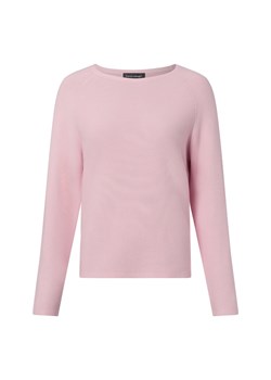 Franco Callegari Sweter damski z dzianiny Kobiety Bawełna różowy jednolity ze sklepu vangraaf w kategorii Swetry damskie - zdjęcie 187643620