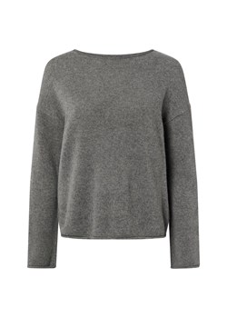 Marc O'Polo Sweter damski z dzianiny wykonany z wełny dziewiczej Kobiety wełna ze strzyży szary marmurkowy ze sklepu vangraaf w kategorii Swetry damskie - zdjęcie 187643622