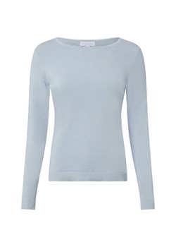 brookshire Damska dzianinowa koszulka z długim rękawem Kobiety Bawełna jasnoniebieski jednolity ze sklepu vangraaf w kategorii Bluzki damskie - zdjęcie 187643631