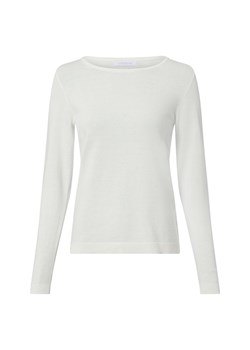 brookshire Damska dzianinowa koszulka z długim rękawem Kobiety Bawełna écru jednolity ze sklepu vangraaf w kategorii Bluzki damskie - zdjęcie 187643632