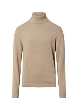 Finshley & Harding Męski sweter z dzianiny z zawartością kaszmiru Mężczyźni Bawełna melanżowy jednolity ze sklepu vangraaf w kategorii Swetry męskie - zdjęcie 187643642