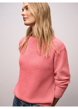 Street One Sweter damski z dzianiny Kobiety Bawełna koralowy jednolity ze sklepu vangraaf w kategorii Swetry damskie - zdjęcie 187643670