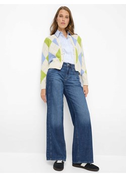 BRAX Dżinsy - Morgan Kobiety Bawełna medium stone jednolity ze sklepu vangraaf w kategorii Jeansy damskie - zdjęcie 187643671