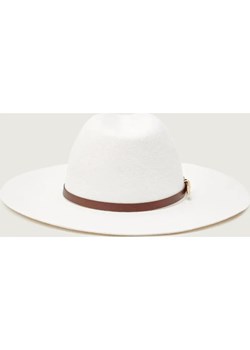 Marc Cain Wełniany kapelusz | z dodatkiem skóry ze sklepu Gomez Fashion Store w kategorii Kapelusze damskie - zdjęcie 187644543