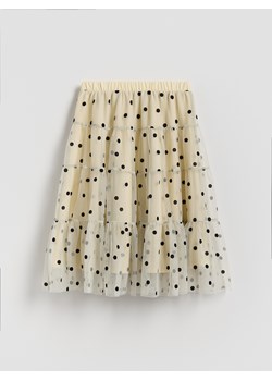 Reserved - Tiulowa spódnica w kropki - wielobarwny ze sklepu Reserved w kategorii Spódnice dziewczęce - zdjęcie 187644933