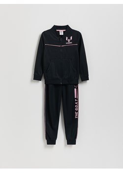 Reserved - Komplet Messi - czarny ze sklepu Reserved w kategorii Spodnie chłopięce - zdjęcie 187645050