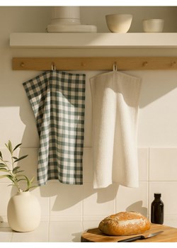 Sinsay - Ścierki kuchenne 2 pack - zielony ze sklepu Sinsay w kategorii Fartuchy kuchenne - zdjęcie 187646022