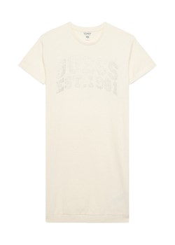 Guess Sukienka codzienna J6RK00 KA6R4 Écru Regular Fit ze sklepu MODIVO w kategorii Sukienki dziewczęce - zdjęcie 187646424