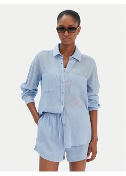 Seafolly Koszula Breeze 55428-TO Błękitny Regular Fit ze sklepu MODIVO w kategorii Koszule damskie - zdjęcie 187646464