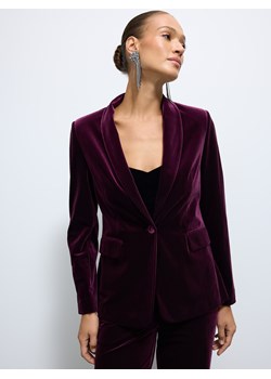 Mohito - Welurowa marynarka - ciemny fiolet ze sklepu Mohito w kategorii Marynarki damskie - zdjęcie 187646954