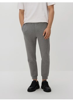 Reserved - Spodnie dresowe slim fit - jasnoszary ze sklepu Reserved w kategorii Spodnie męskie - zdjęcie 187647354