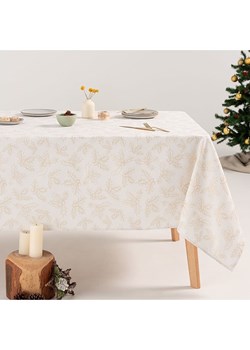 GAMUSI Obrus &quot;Holly&quot; w kolorze biało-złotym ze sklepu Limango Polska w kategorii Obrusy i bieżniki - zdjęcie 187647562