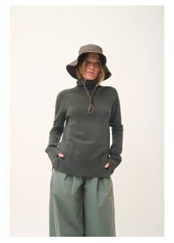 Just Cashmere Kaszmirowy golf &quot;Lexie&quot; w kolorze khaki ze sklepu Limango Polska w kategorii Swetry damskie - zdjęcie 187647572