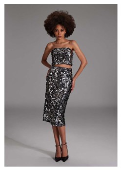 SWING Top w kolorze srebrnym ze sklepu Limango Polska w kategorii Bluzki damskie - zdjęcie 187647644